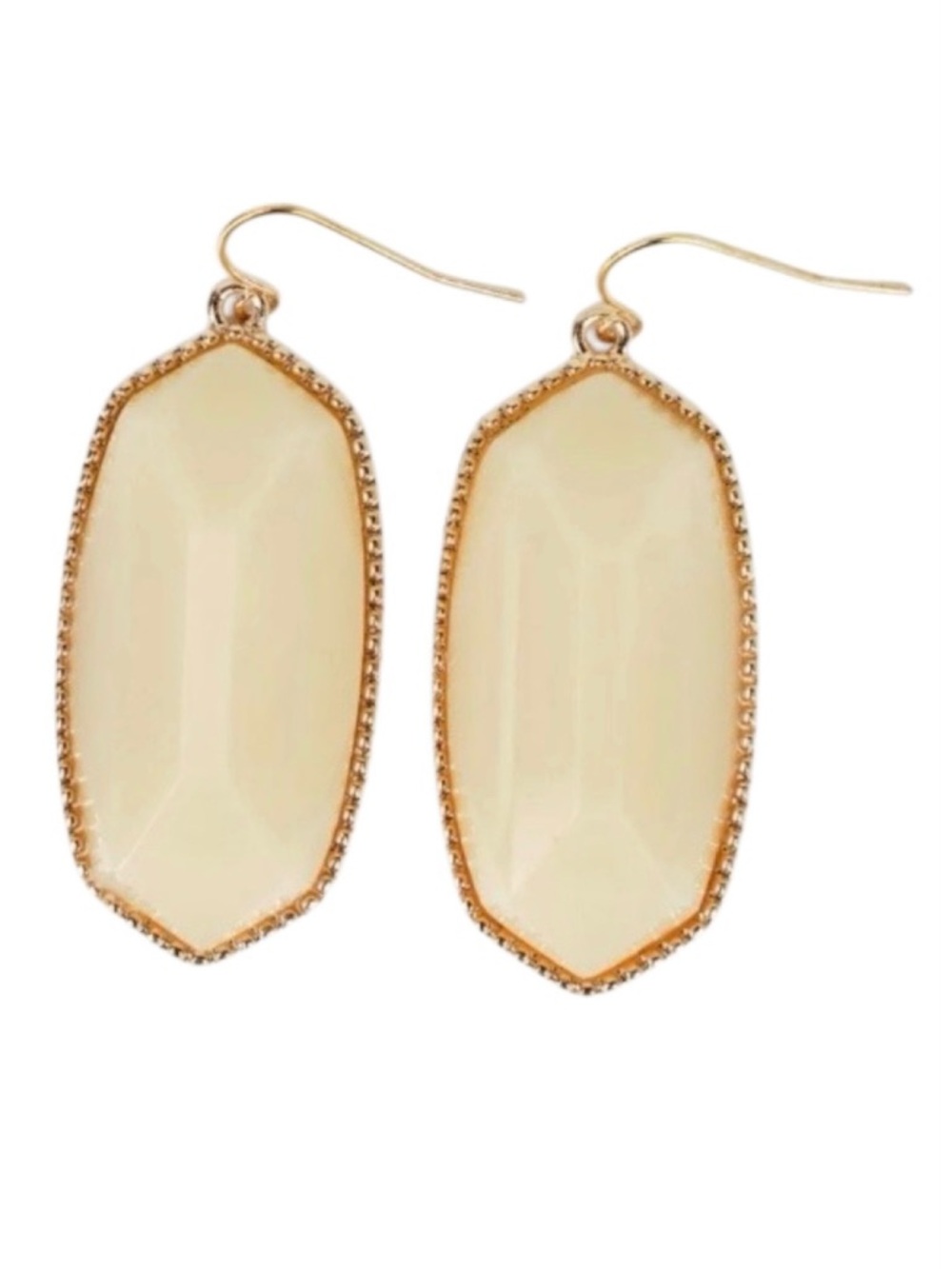 No. 3 Mia Ivory Earrings (NWT)